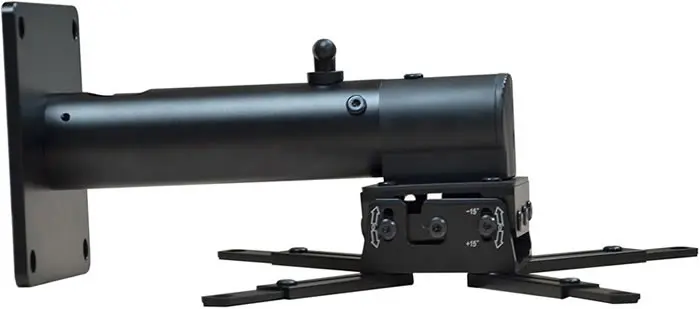 DJ1-B Heavy Duty Projector Wall Mount Black