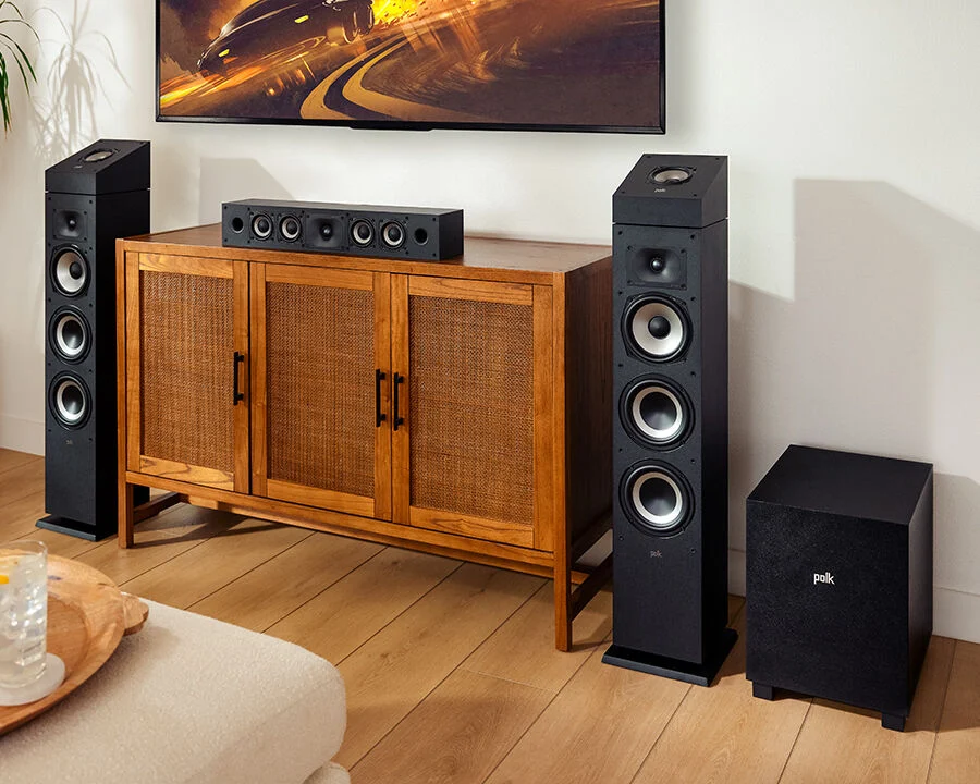 Works with any dolby atmos or dts:x compatible receiver