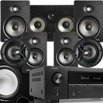 Recessed 7.1 Atmos Speaker and Receiver Pack #5