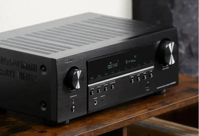 Denon AVC-S670H on shelf