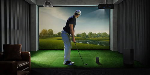 golf sim projector