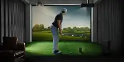 golf sim projector