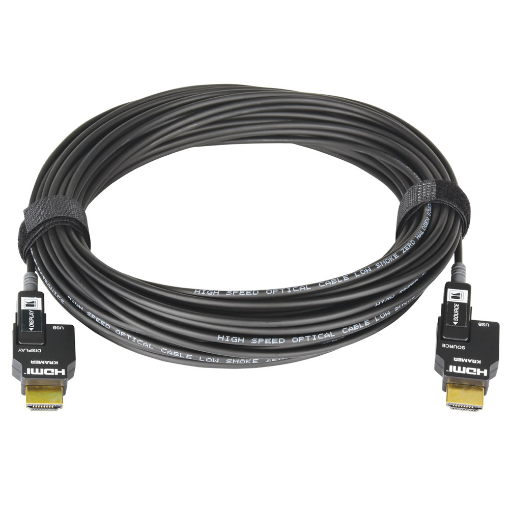 kramer optical 4k hdmi cable with detachable ends