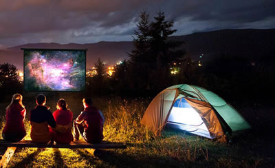 camping projectors