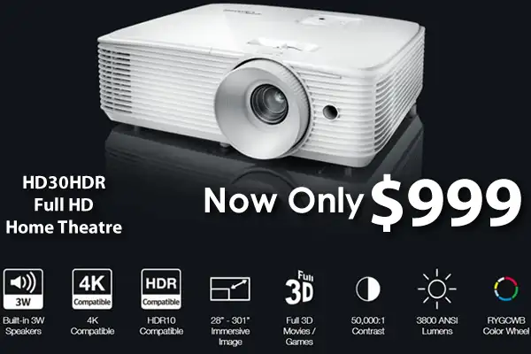 Optoma HD30HDR projector