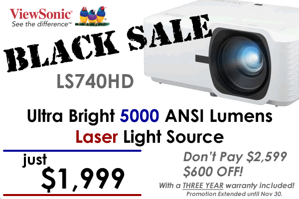 ViewSonic LS740HD projector