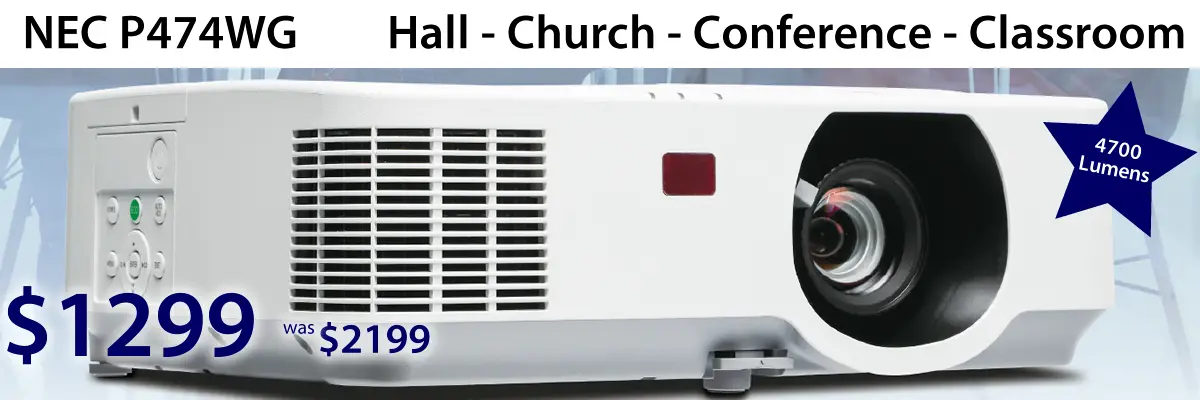 NEC P474WG Projector