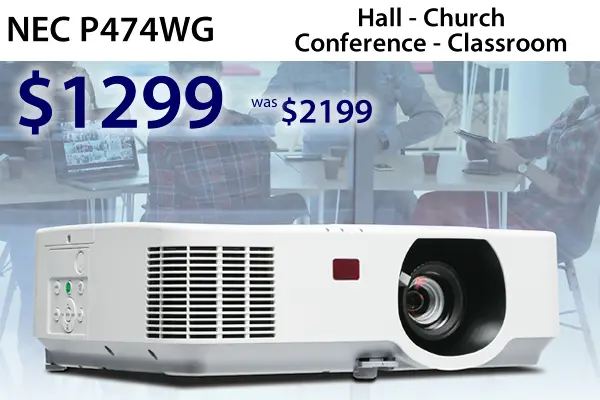 NEC P474WG Projector