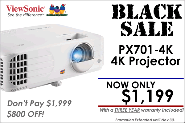 ViewSonic PX701-4K projector