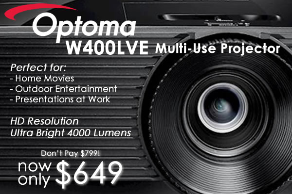 Optoma W400lve projector