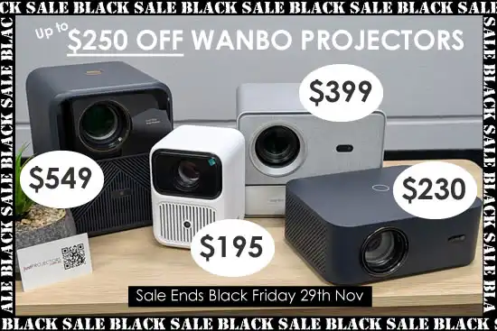 Wanbo projectors black friday