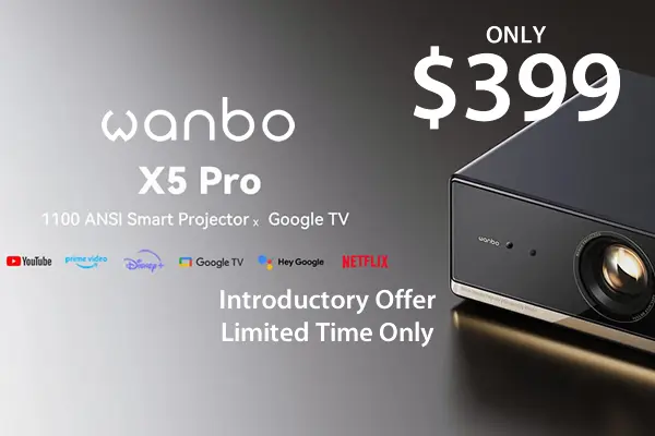 Wanbo x5 pro projector