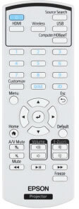 EB-W55 remote control