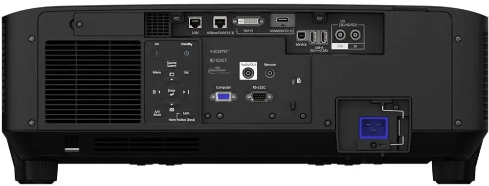 Epson EB-PU2213B rear panel