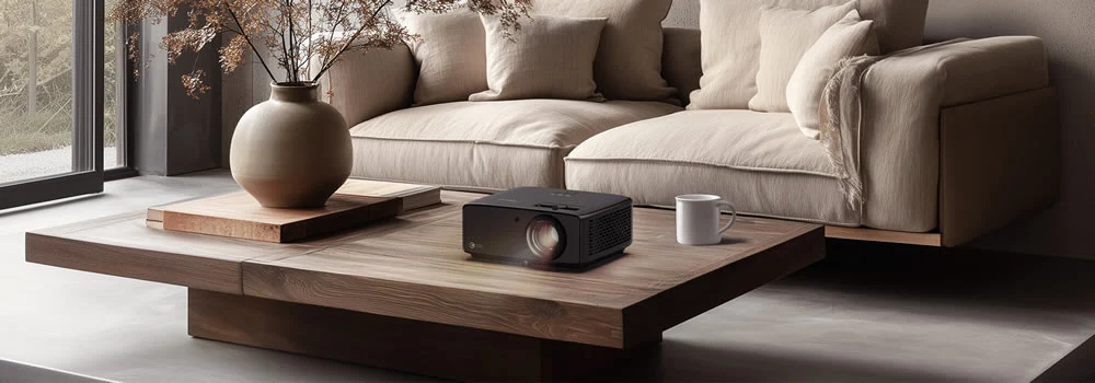 UHZ58 Projector on table