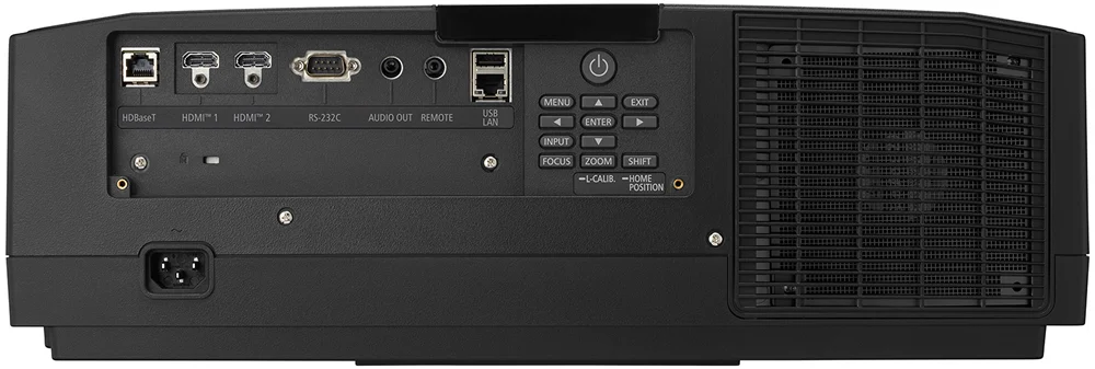 Sharp XP-V801U-B Rear Panel