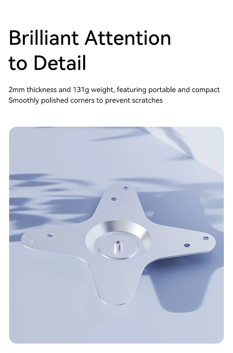 Wanbo Adapter Plate Attention to Detail
