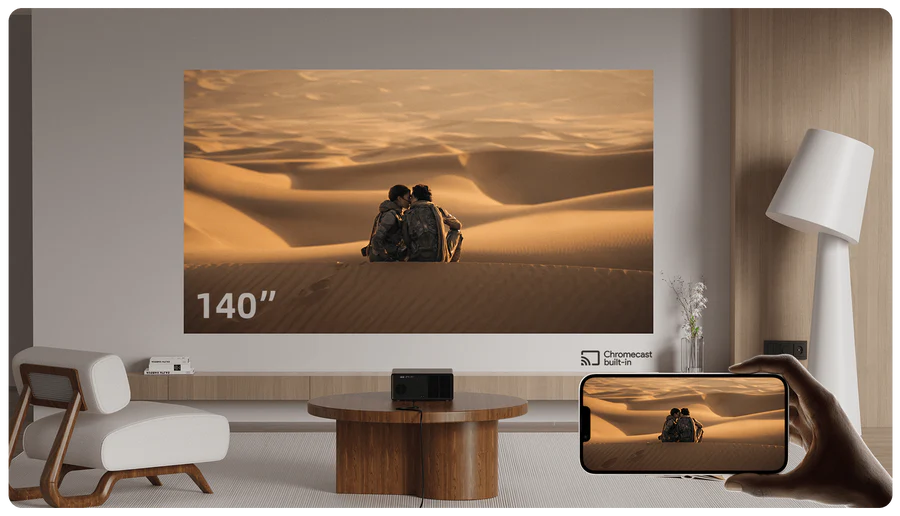 Wanbo X5 Pro 2025 screen mirroring