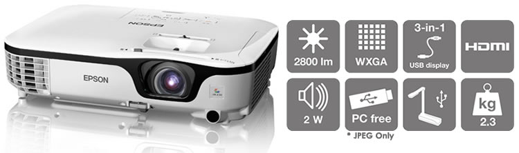 Epson EB-W12 Projector at Just Projectors!